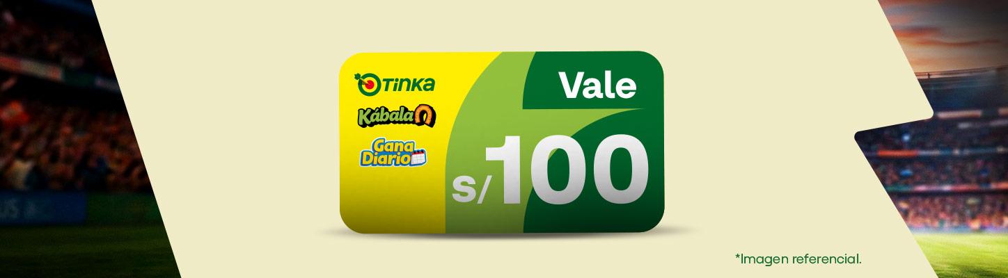 6-50 premios de S/100